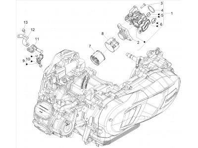 Σώμα πεταλούδας - Μπεκ - Ρακόρ εισαγωγής